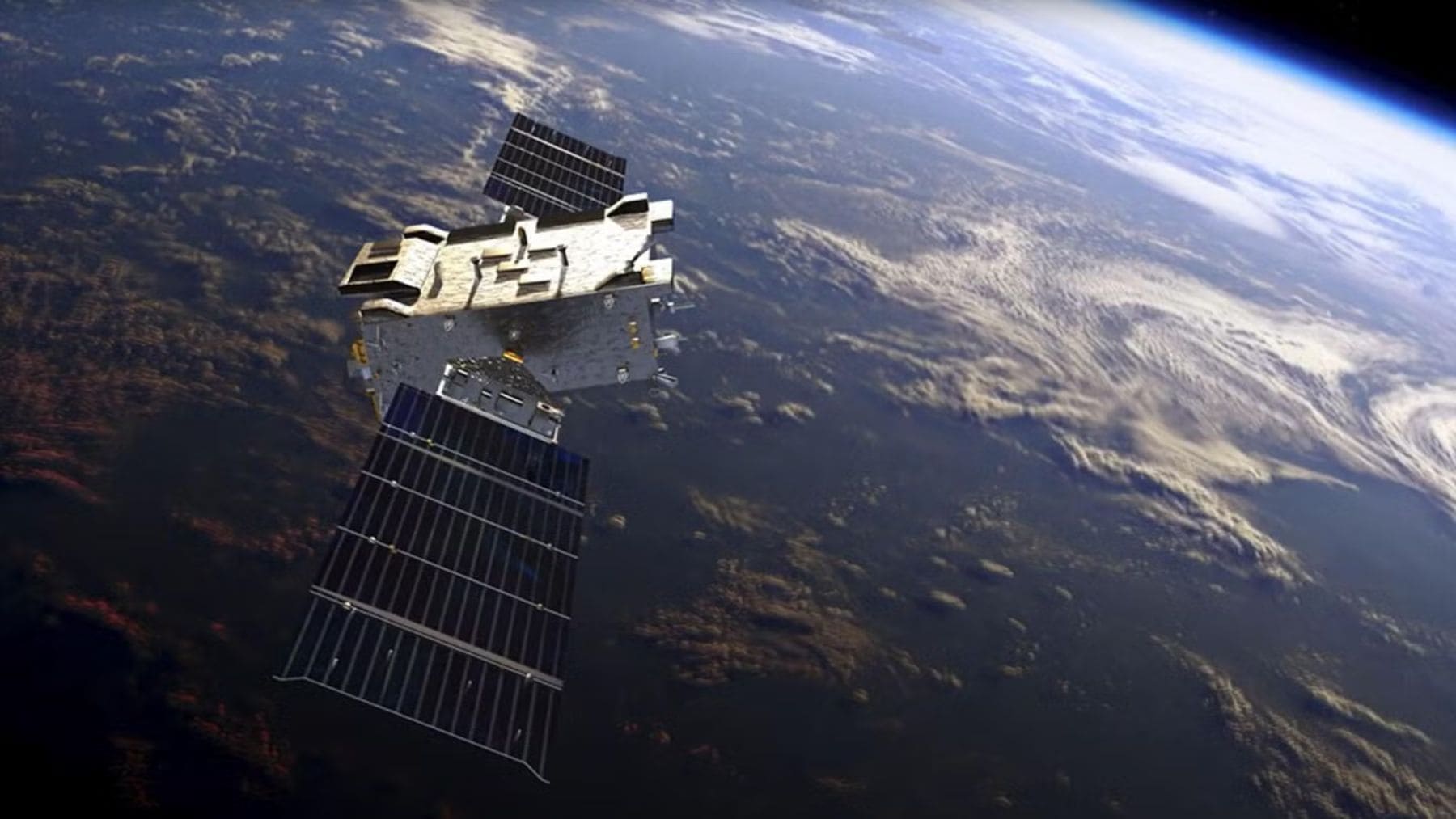 Satélite de seguimiento de misiles de L3Harris en órbita para el programa Golden Dome de Estados Unidos.